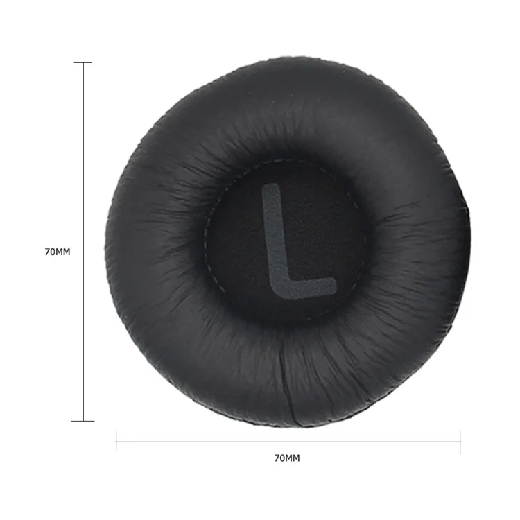 1 Pair Soft Earpads Foam Ear Pads Cushion Cover for JBL Tune 500BT T450BT Headphones - White