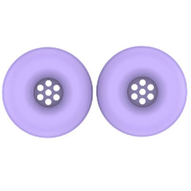 1 Pair Earpad Silicone Case for JBL Tune 520BT On-Ear Headphone Cushion Protective Cover - Purple