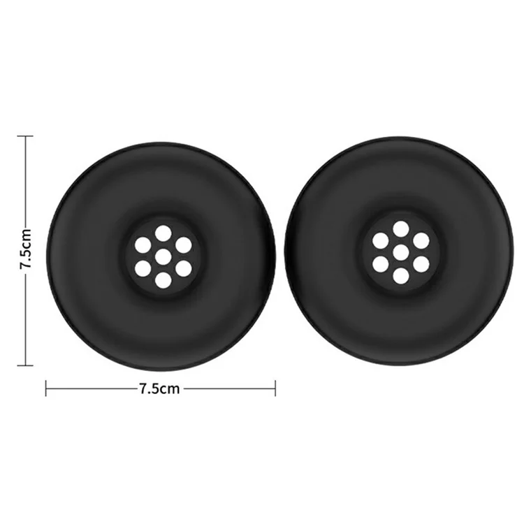 1 Pair Earpad Silicone Case for JBL Tune 520BT On-Ear Headphone Cushion Protective Cover - Purple