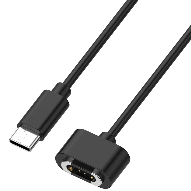 Câble de charge pour montre connectée Xiaomi Mitu Children Watch S1 - Cordon d'alimentation de 100 cm - Type-C / Noir