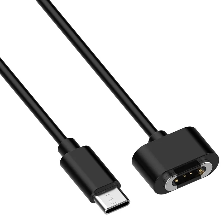 Câble de charge pour montre connectée Xiaomi Mitu Children Watch S1 - Cordon d'alimentation de 100 cm - Type-C / Noir