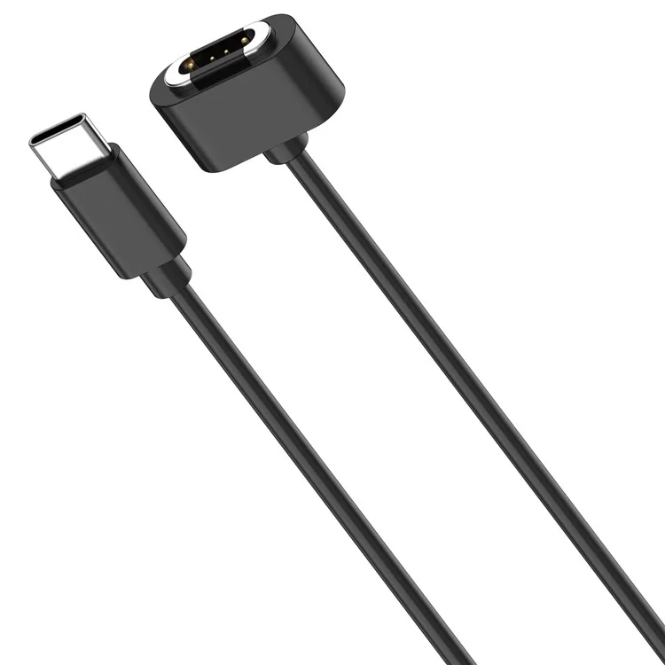 Câble de charge pour montre connectée Xiaomi Mitu Children Watch S1 - Cordon d'alimentation de 100 cm - Type-C / Noir