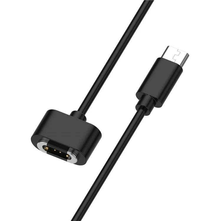 Câble de charge pour montre connectée Xiaomi Mitu Children Watch S1 - Cordon d'alimentation de 100 cm - Type-C / Noir