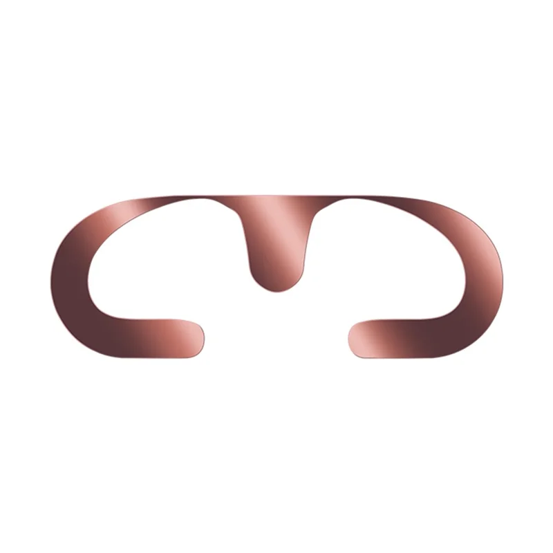 For Samsung Galaxy Buds3 Charging Case Bluetooth-compatible Earbuds Metal Sticker Anti-Dust Protective Decals - Rose Gold