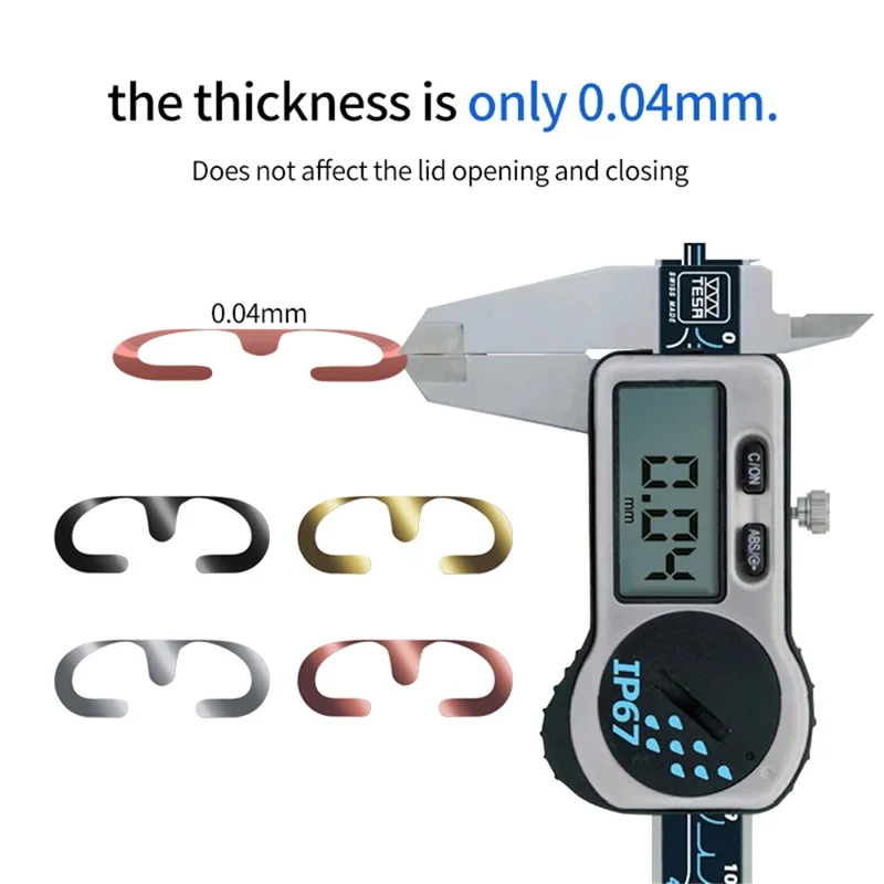 For Samsung Galaxy Buds3 Charging Case Bluetooth-compatible Earbuds Metal Sticker Anti-Dust Protective Decals - Rose Gold