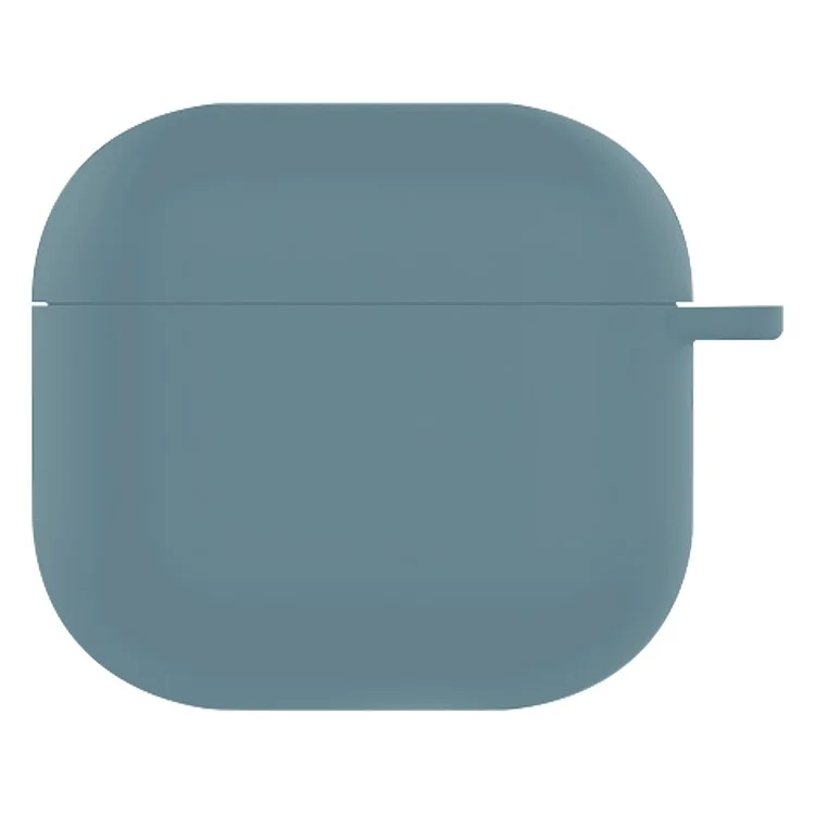 Para el estuche de silicona AirPods 4 Soft Wireless Earbud Organizer Cover - Verde Medianoche