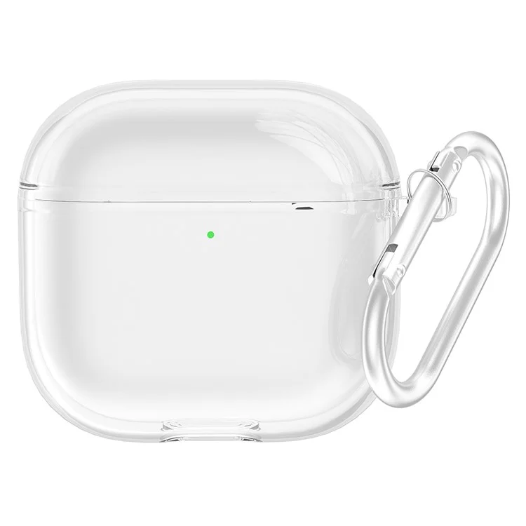 Pour le boîtier de protection Earphone Case TPU antichoc et transparent avec porte-clés pour AirPods 4