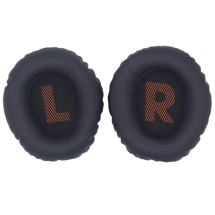 For JBL Quantum 350 / 360 Headphone Protein Leather Ear Pads+Mini Crowbar+Head Beam Sleeve - Black