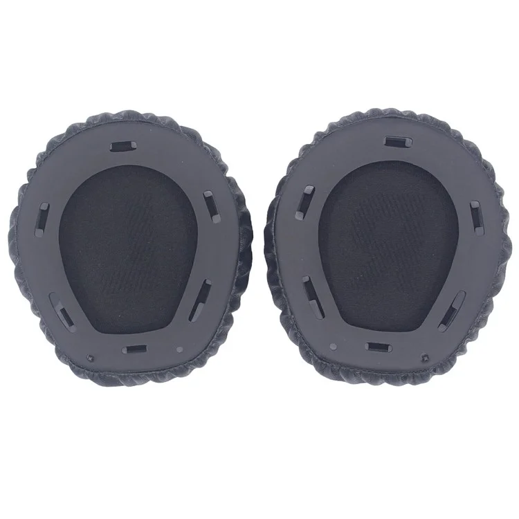 For JBL Quantum 350 / 360 Headphone Protein Leather Ear Pads+Mini Crowbar+Head Beam Sleeve - Black
