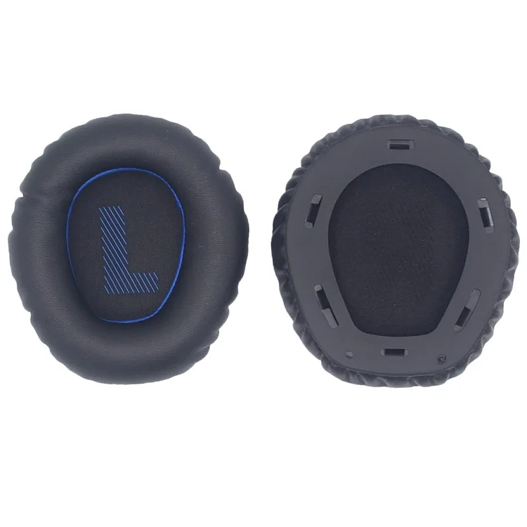 For JBL Quantum 350 / 360 Headphone Protein Leather Ear Pads+Mini Crowbar+Head Beam Sleeve - Blue