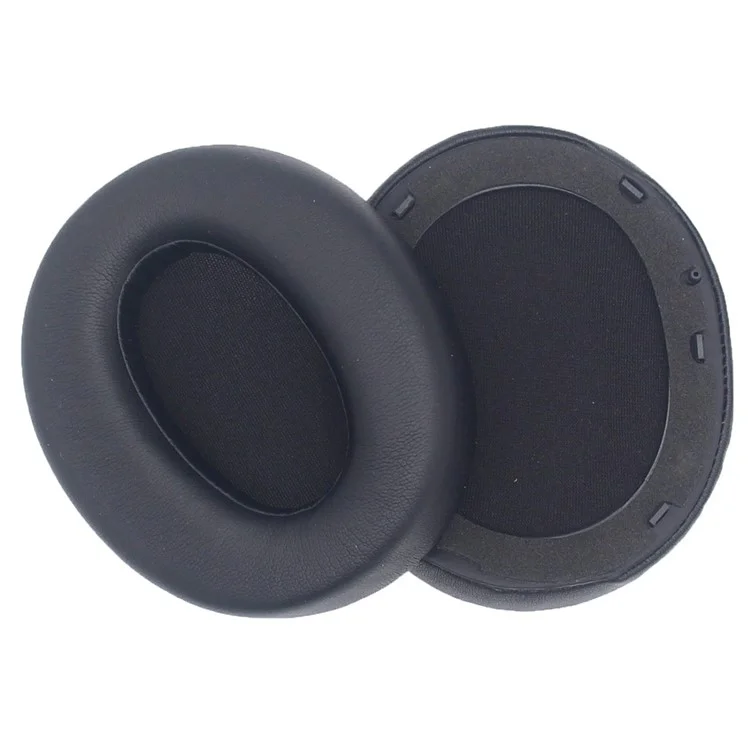 For Edifier W820NB Headphone Protein Leather Ear Pads+Mini Crowbar+Head Beam Sleeve - Black