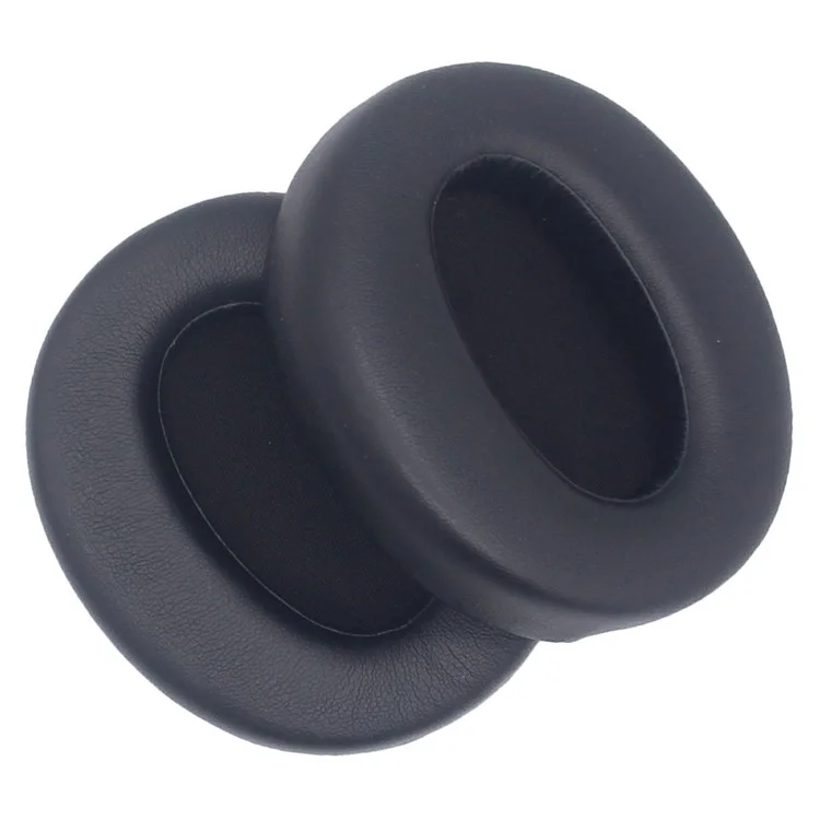 For Edifier W820NB Headphone Protein Leather Ear Pads+Mini Crowbar+Head Beam Sleeve - Black