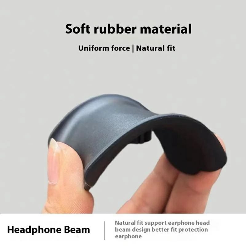 JD079 Headphone Desktop Stand Aluminum Alloy + Silicone Gaming Headset Holder Rack - Silver