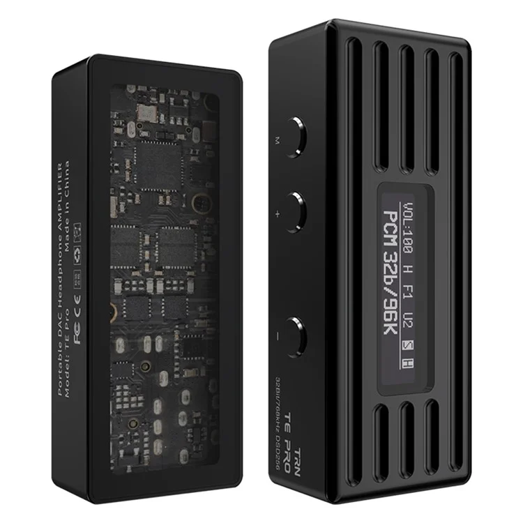 TRN TE Pro Portable Headphone Decoding Amplifier OLED Screen Lossless HiFi DAC Amplifier
