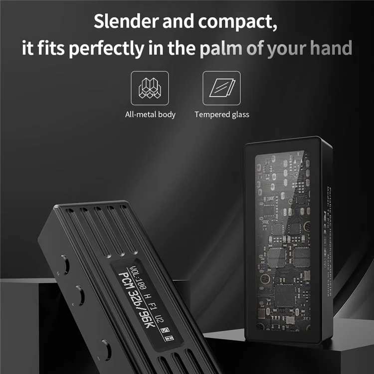 TRN TE Pro Portable Headphone Decoding Amplifier OLED Screen Lossless HiFi DAC Amplifier