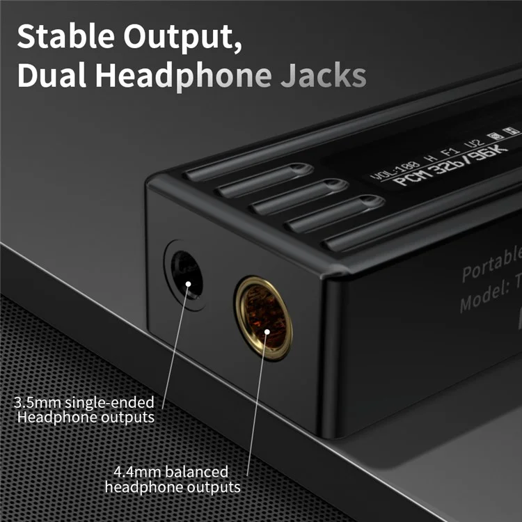 TRN TE Pro Portable Headphone Decoding Amplifier OLED Screen Lossless HiFi DAC Amplifier