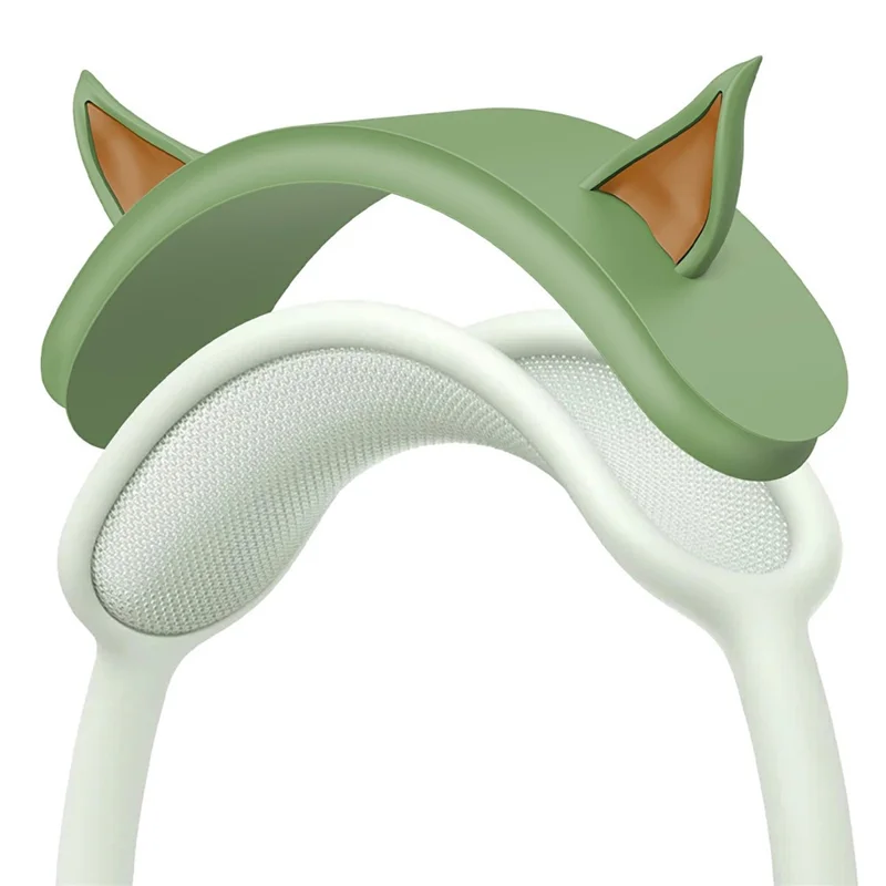 For AirPods Max Silicone Headband Cover Elf Ear Design Headphones Accessories - Green
