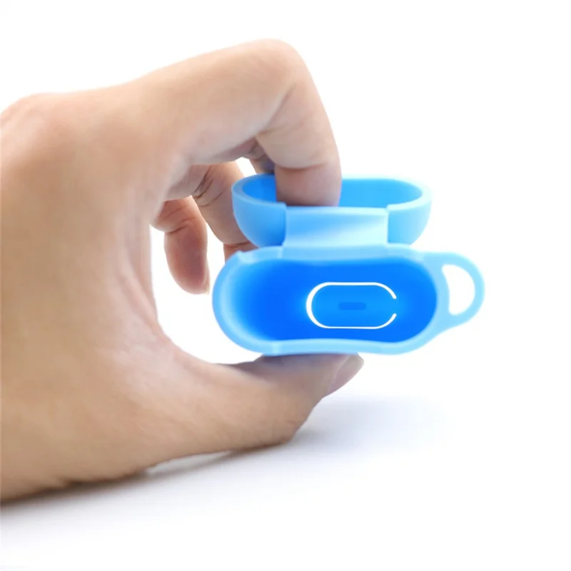 For Apple AirPods 4 Silicone Case Bluetooth-compatible Earphones Protective Sleeve with Hook - White