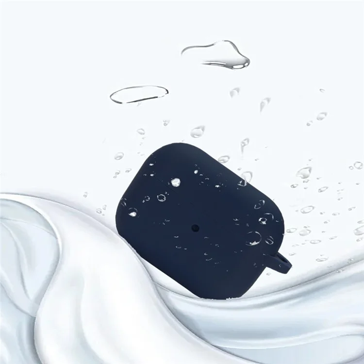 Bulk Purchasing For AirPods Pro 2 Silicone Case with Carabiner Bluetooth-compatible Earphone Protective Cover - Mint Green