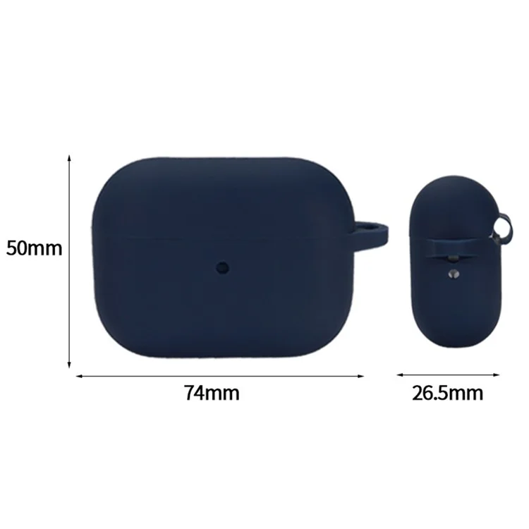 Bulk Purchasing For AirPods Pro 2 Silicone Case with Carabiner Bluetooth-compatible Earphone Protective Cover - Mint Green