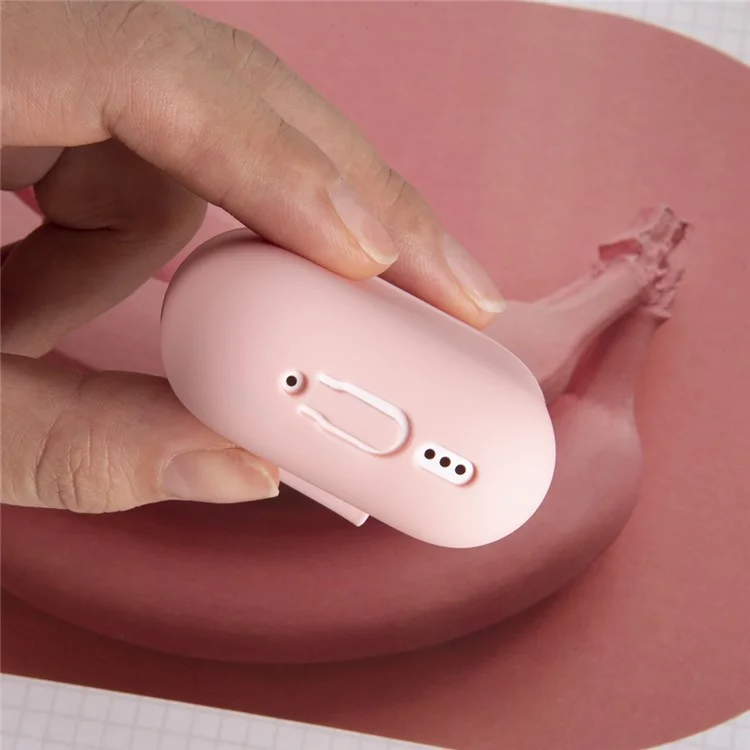 Für AirPods 4 Silikon-Schutzhülle, Bluetooth-Kopfhörer, kratzfester Schutz - Hellviolett