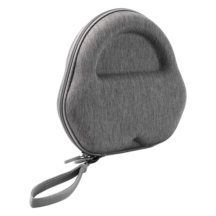 For AirPods Max with USB-C / Max EVA Storage Bag Headphone Carrying Case with 1 Pair Earpad Silicone Case - Grey