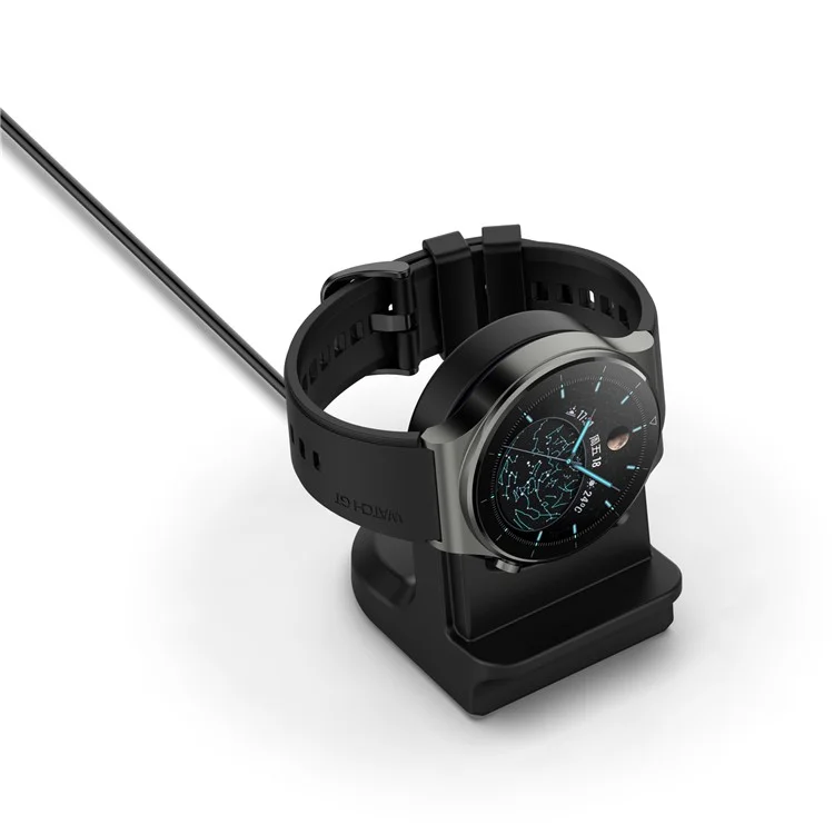 Soporte de Silicona para Smartwatch con Base de Carga para Huawei Watch 3 / 3 Pro - Negro