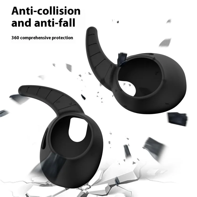 5 пар силиконовых насадок для наушников Samsung Galaxy Buds3, противоскользящие крючки для ушей, мягкие чехлы