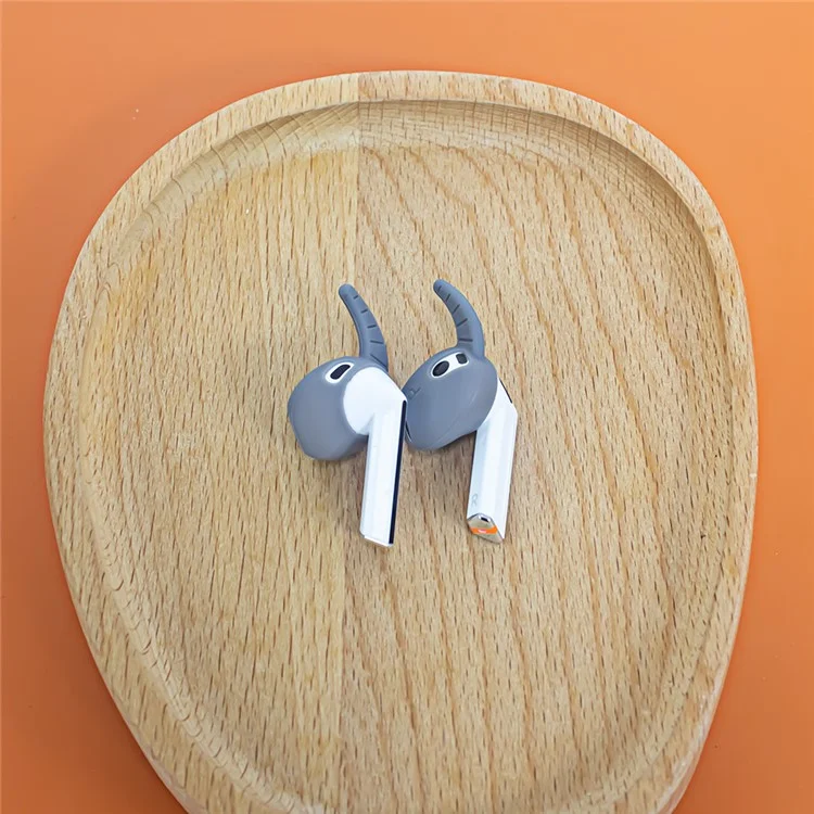 5 пар силиконовых насадок для наушников Samsung Galaxy Buds3, противоскользящие крючки для ушей, мягкие чехлы