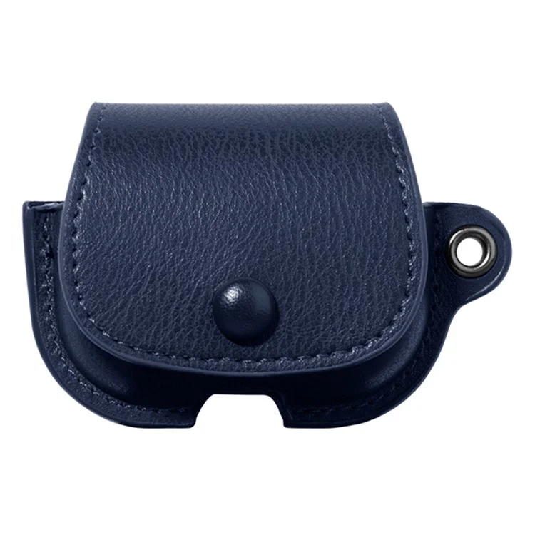 For Apple AirPods Pro 2  /  AirPods Pro Charging Case Cover Backpack Style Leather+PC Earbuds Protective Case - Blue