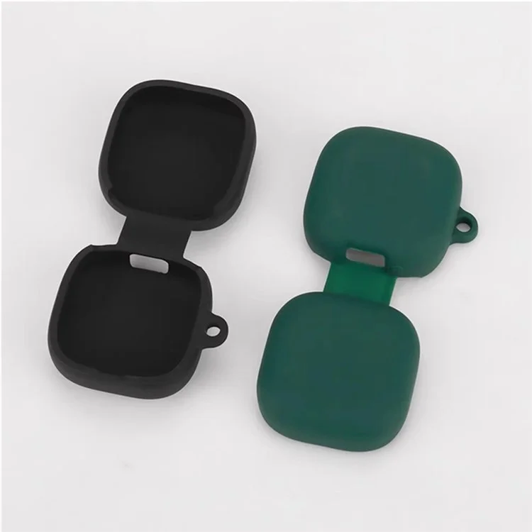 Custodia in silicone per Sony LinkBuds Open WF-L910 con fibbia antiscivolo - Blu notte