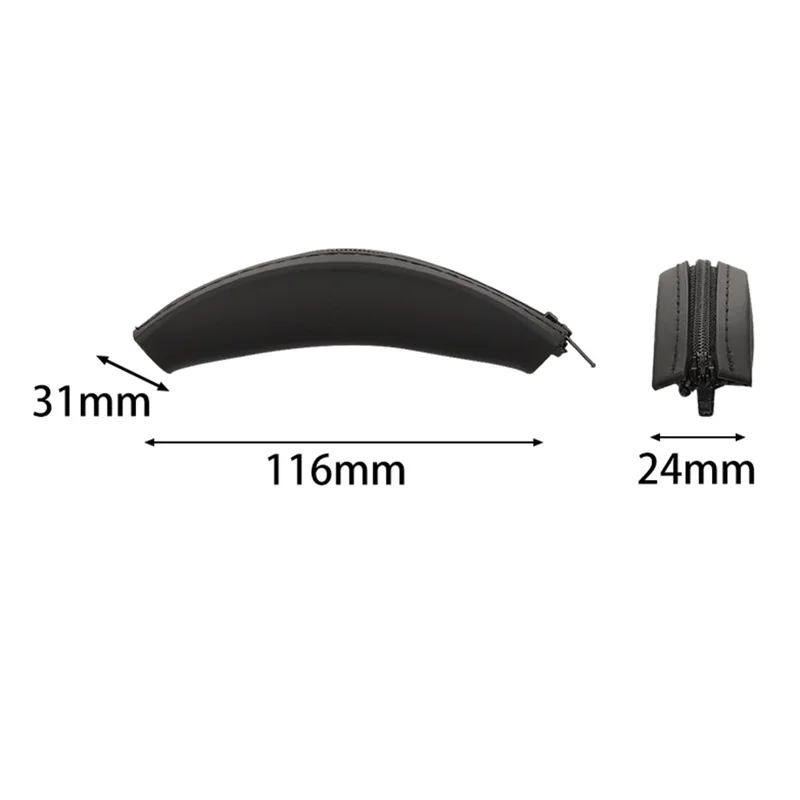 For Anker Soundcore Space Q45 Headphone Silicone Earpad Cushion Cover + Headband Sleeve - Beige
