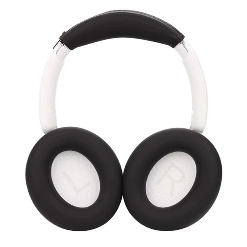 For Anker Soundcore Space Q45 Headphone Silicone Earpad Cushion Cover + Headband Sleeve - Beige
