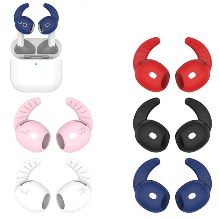 5 пар силиконовых насадок для наушников AirPods 4, защита от потери и пыли