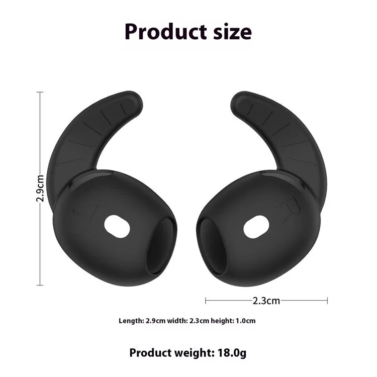 5 пар силиконовых насадок для наушников AirPods 4, защита от потери и пыли
