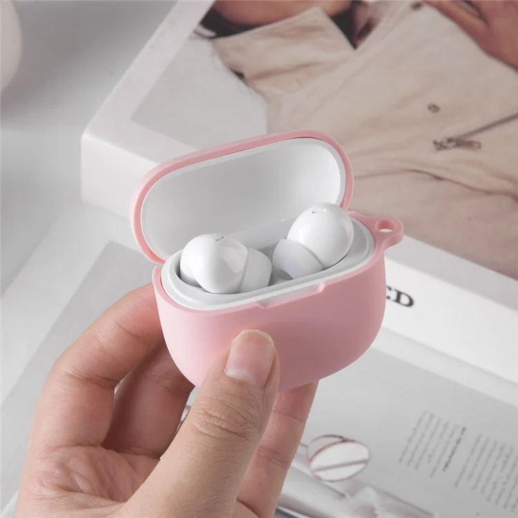 Custodia in silicone per Xiaomi Redmi Buds 6 Lite, protezione antigraffio per auricolari Bluetooth - Viola
