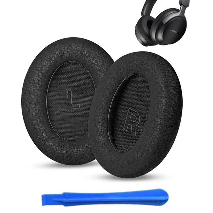 For Bose QuietComfort Ultra Replacement Ear Pads with Installation Tool - Black