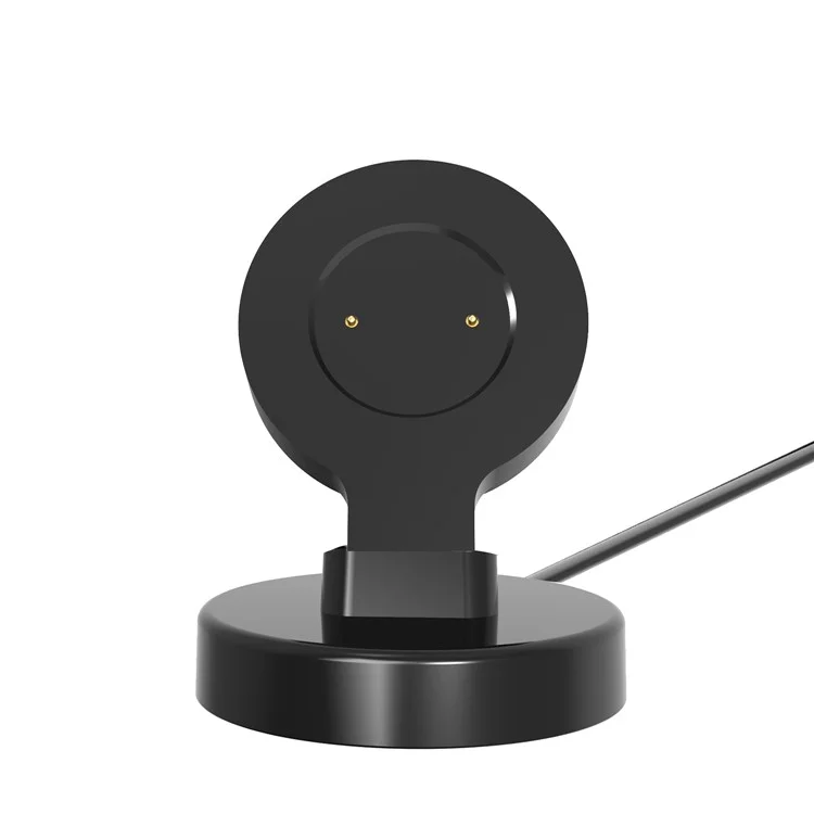 Portable Mini USB Charger + USB Cable Charging Base Dock for Huawei Watch GT / GT 2 - Black