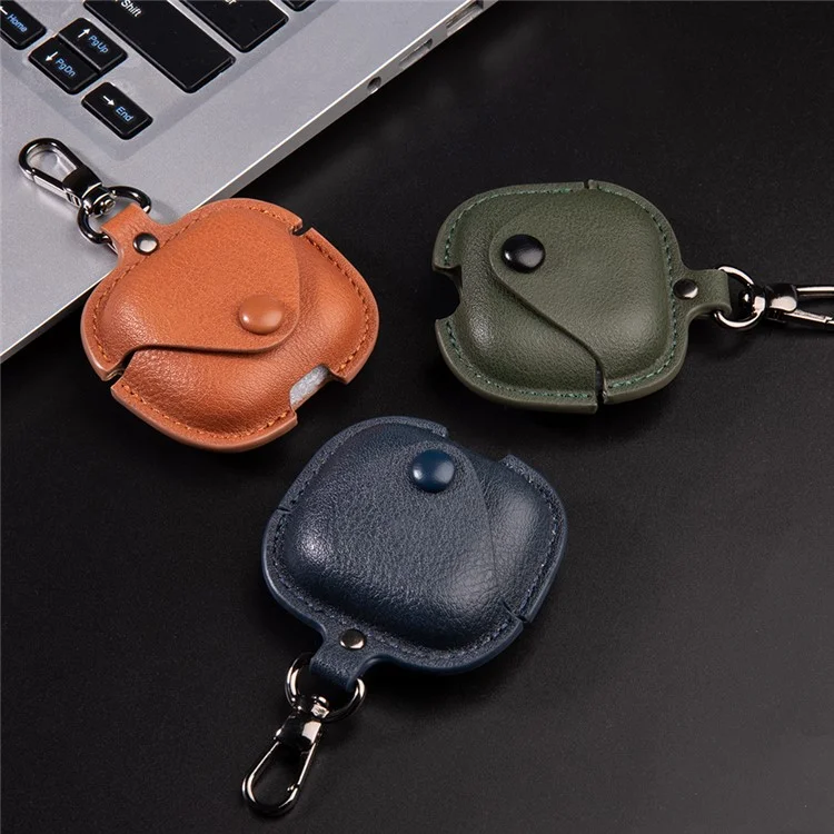 Funda protectora de cuero y PC para el estuche de carga de Xiaomi Redmi Buds 6 Active - Negro