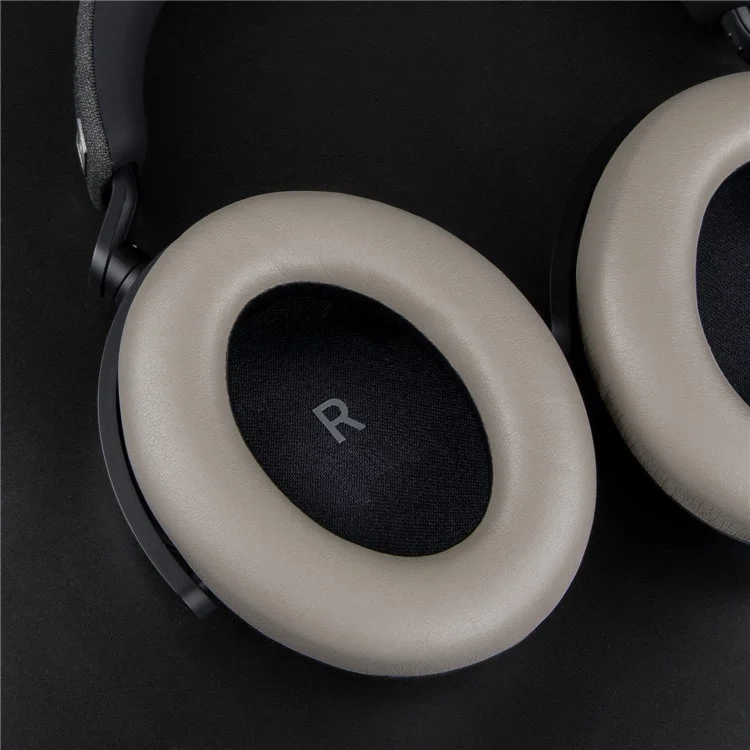 1 Pair For Sennheiser Momentum 4 Replacement Ear Pads Protein Leather Cushions with Removal Tool - Grey