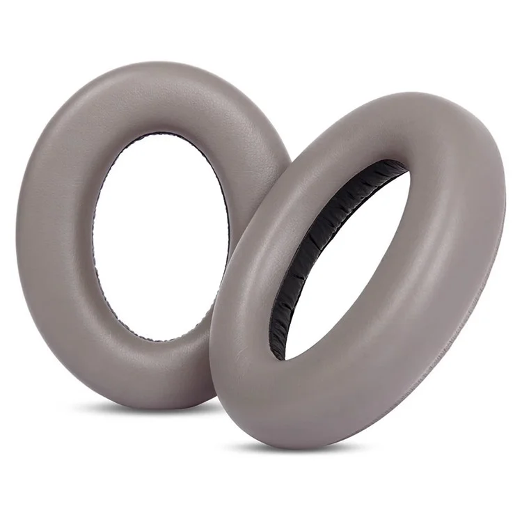 1 Pair For Sennheiser Momentum 4 Replacement Ear Pads Protein Leather Cushions with Removal Tool - Grey
