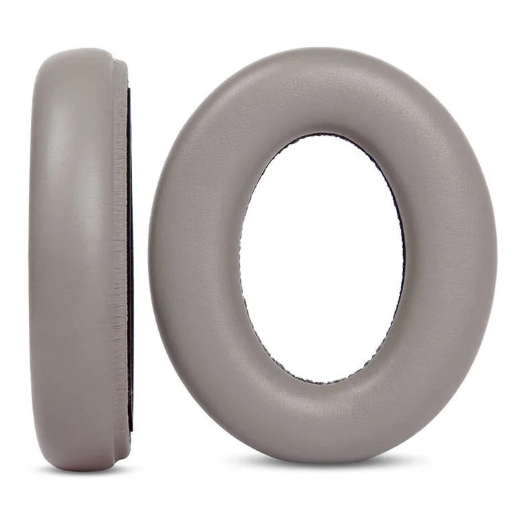 1 Pair For Sennheiser Momentum 4 Replacement Ear Pads Protein Leather Cushions with Removal Tool - Grey