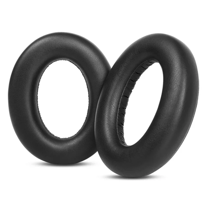 1 Pair For Sennheiser Momentum 4 Replacement Ear Pads Protein Leather Cushions with Removal Tool - Black