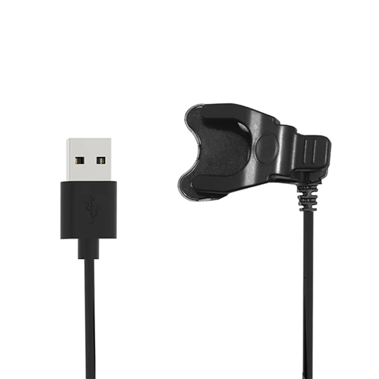 30cm USB Cable Smart Watch Charger Charging Dock Clip for ZTE Watch GT EC24C - Black