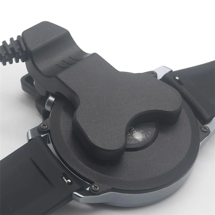 30cm USB Cable Smart Watch Charger Charging Dock Clip for ZTE Watch GT EC24C - Black