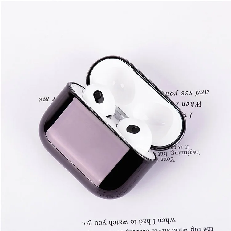 Для чехла из жесткого пластика для AirPods 4 с электрохимическим покрытием - черный
