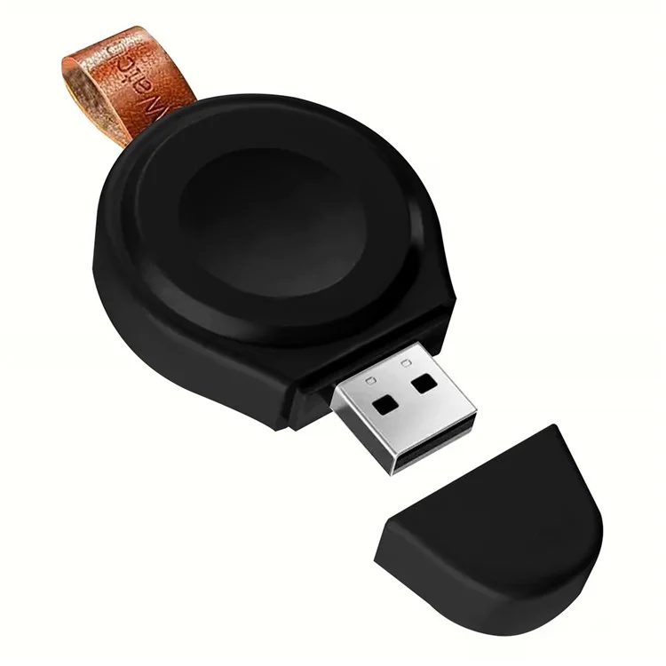 A01 Carregador sem fio USB para Apple Watch - Dock de carregamento magnético - Preto