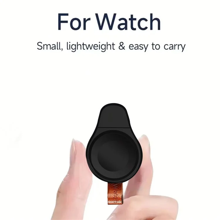 A01 Carregador sem fio USB para Apple Watch - Dock de carregamento magnético - Preto