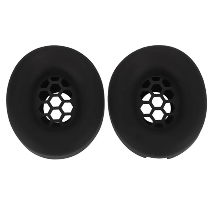 1 Pair Earpad Silicone Case for Beats Studio Pro Kim Kardashian Headphones Cushion Protective Cover - Black