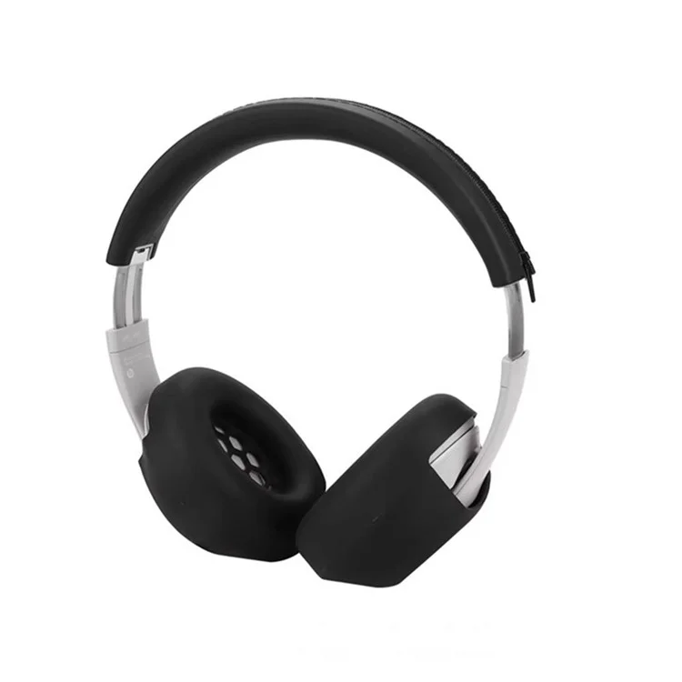 1 Pair Earpad Silicone Case for Beats Studio Pro Kim Kardashian Headphones Cushion Protective Cover - Black